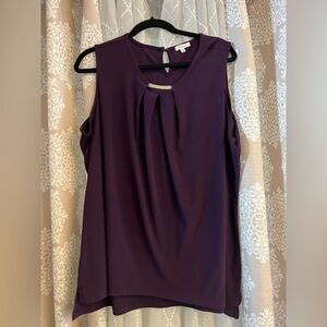 EUC sleeveless top by 89th & Madison size 1x
